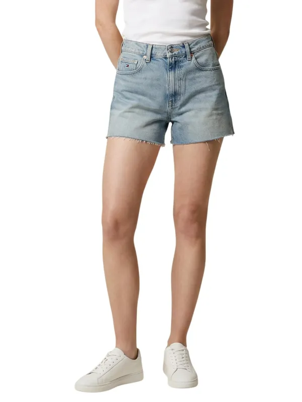 Tommy Hilfiger Jeans Damen Shorts Azurblau | online kaufen