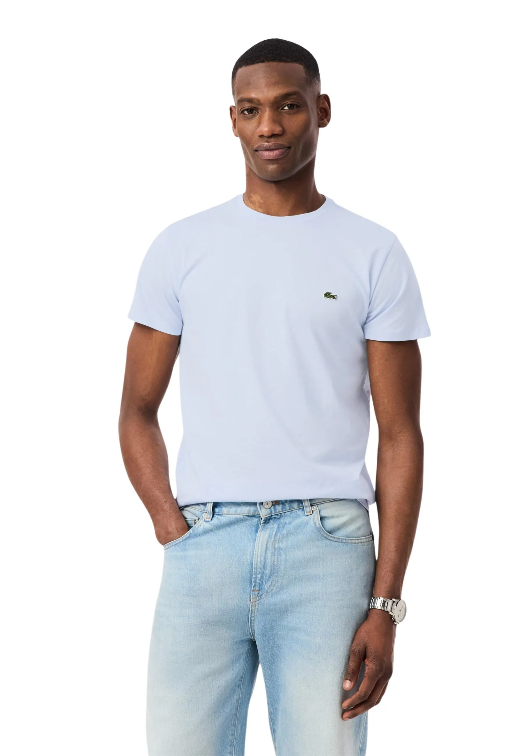 Herren T-Shirt Azurblau 513884