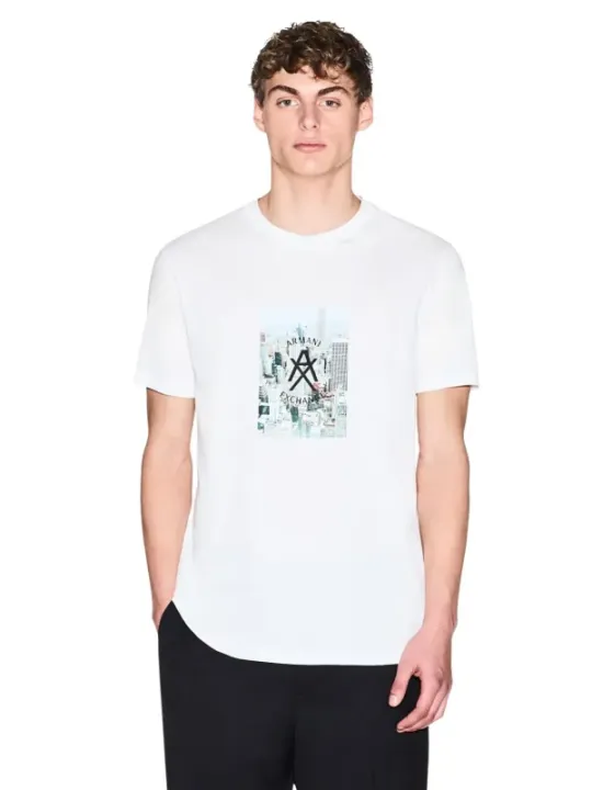 Armani Exchange Herren T-Shirt Weiß | online kaufen