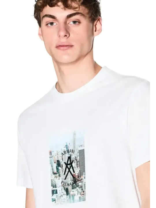 Armani Exchange Herren T-Shirt Weiß | online kaufen