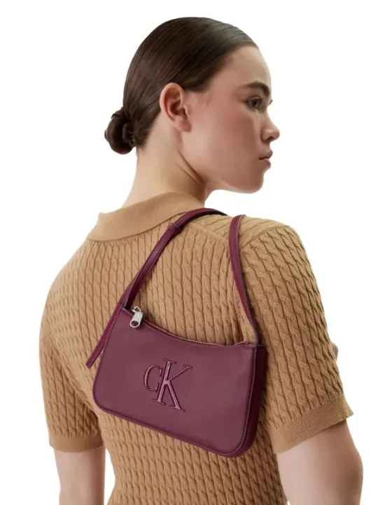 Calvin Klein Damen Tasche Bordeaux | online kaufen