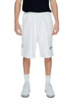 Weiße Sandalen mit gelbem Riemchen