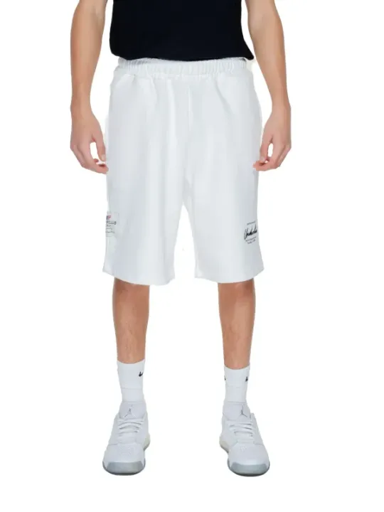 Weiße Sandalen mit gelbem Riemchen