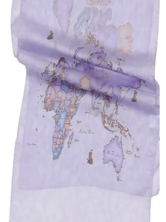 Alviero Martini Prima Classe Damen Halstuch Lila