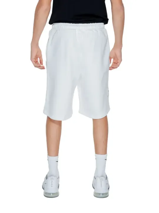 Weiße Underclub Shorts mit Kordelzug