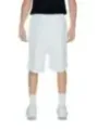 Weiße Underclub Shorts mit Kordelzug