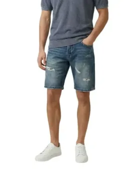 Gianni Lupo Herren-Bermudas Blau mieten – Flex-Fashion Verleih