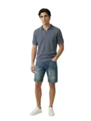 Gianni Lupo Herren Bermudas Blau | online kaufen