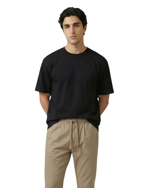 Gianni Lupo Herren T-Shirt Schwarz | online kaufen