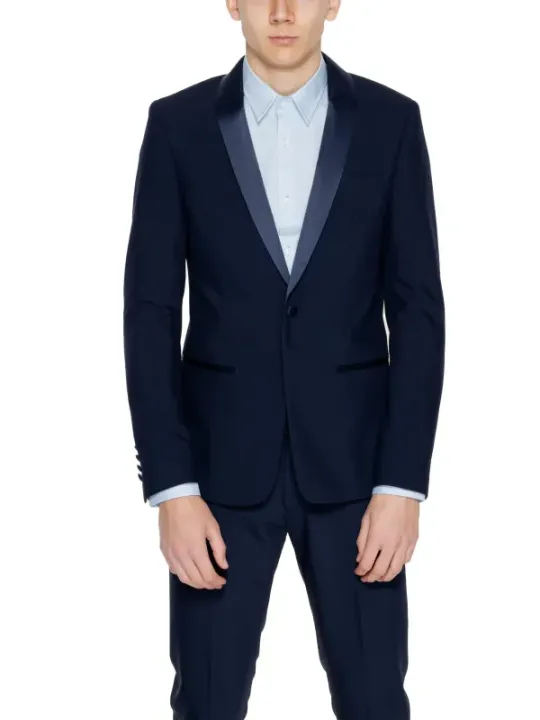 Navy blaues Herren Smoking Set