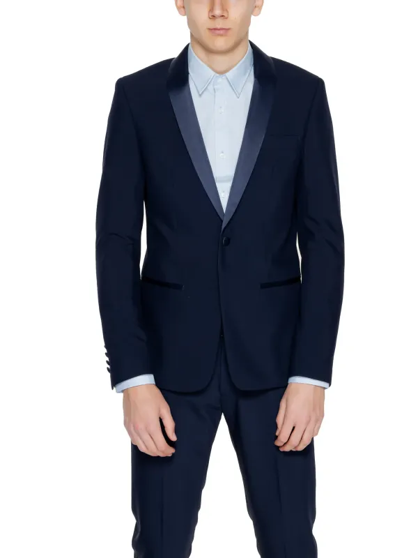 Navy blaues Herren Smoking Set