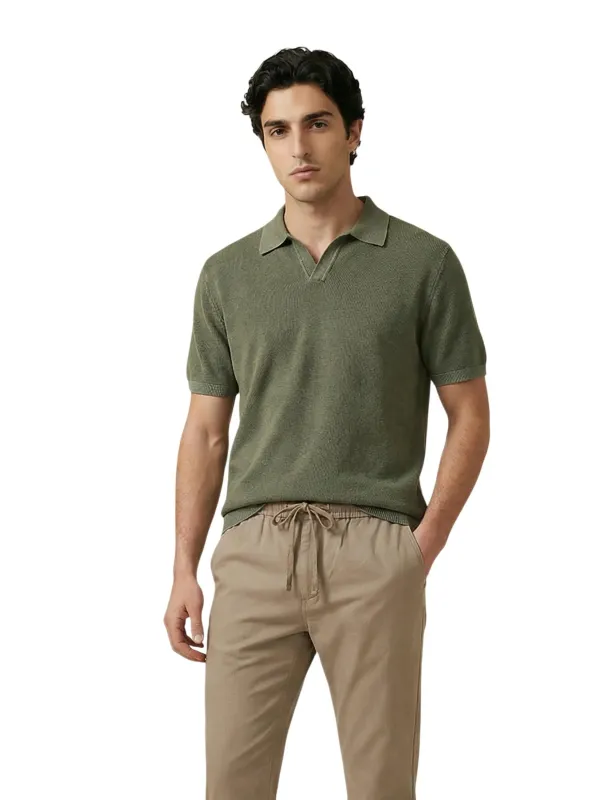 Gianni Lupo Herren Polo Grün | online kaufen