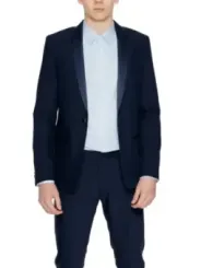 Navyblauer Herren Smoking Zweiteiler