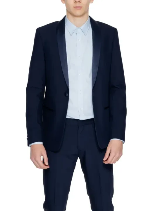 Navyblauer Herren Smoking Zweiteiler
