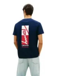 Tommy Hilfiger Jeans Herren T-Shirt Blau | online kaufen