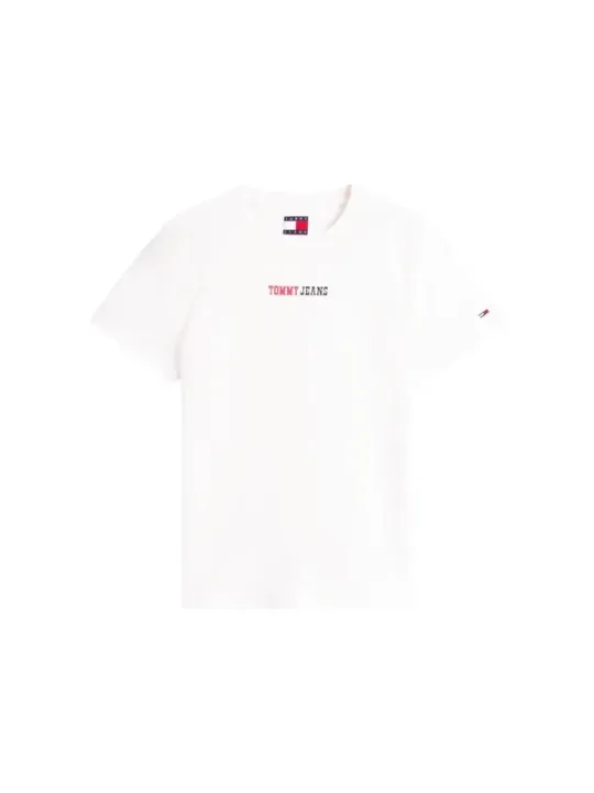 Tommy Hilfiger Jeans Damen T-Shirt Beige | online kaufen