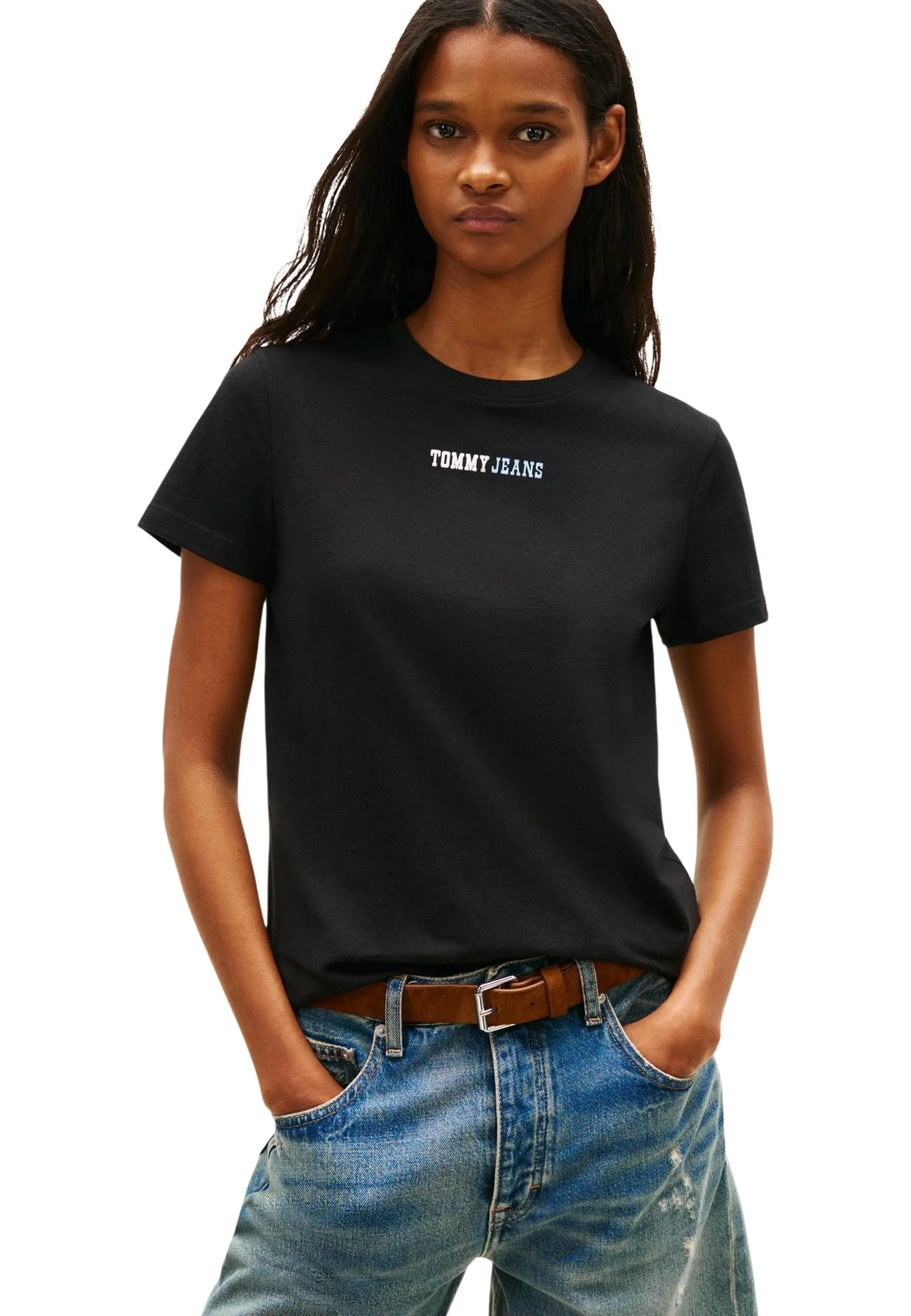 Damen T-Shirt Schwarz 513367