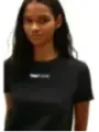 Tommy Hilfiger Jeans Damen T-Shirt Schwarz | online kaufen