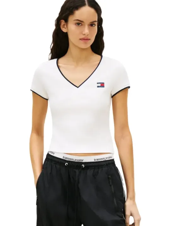 Tommy Hilfiger Jeans Damen Top Beige | online kaufen