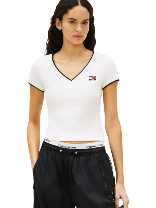 Tommy Hilfiger Jeans Damen Top Beige | online kaufen