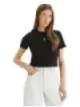 Calvin Klein Jeans Damen T-Shirt Schwarz | online kaufen