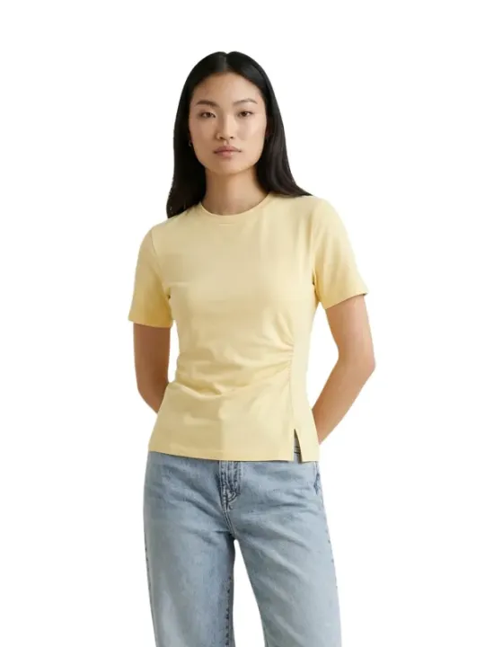 Jacqueline De Yong Damen T-Shirt Gelb | online kaufen