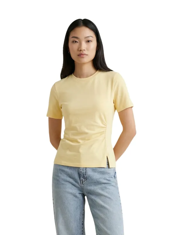Jacqueline De Yong Damen T-Shirt Gelb | online kaufen