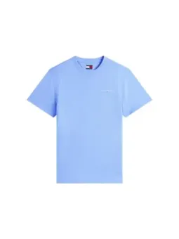 Tommy Hilfiger Jeans Herren T-Shirt Azurblau | online kaufen