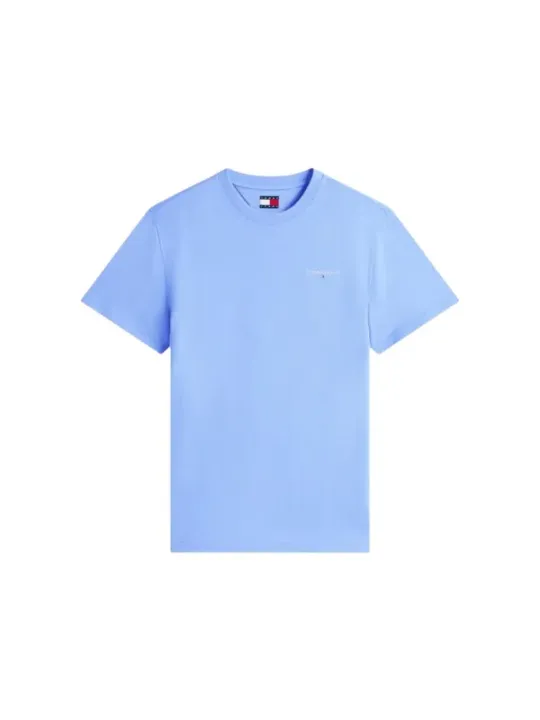 Tommy Hilfiger Jeans Herren T-Shirt Azurblau | online kaufen