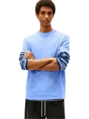 Tommy Hilfiger Jeans Herren T-Shirt Azurblau | online kaufen