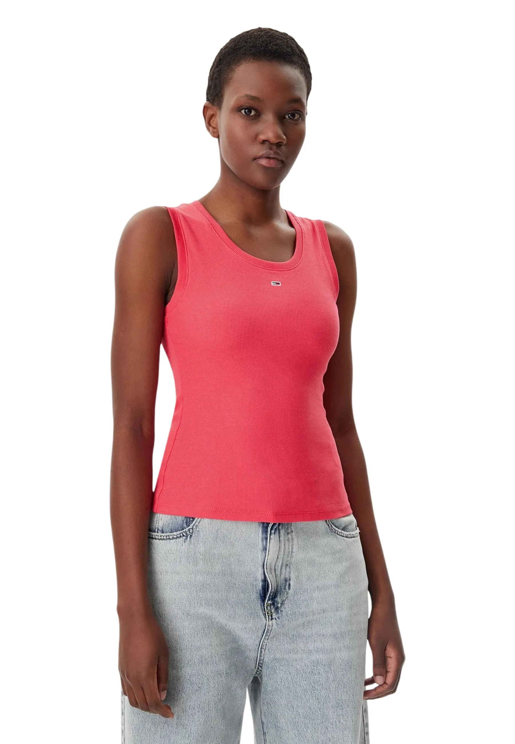Damen Tank-Tops Fuchsinrot 513354