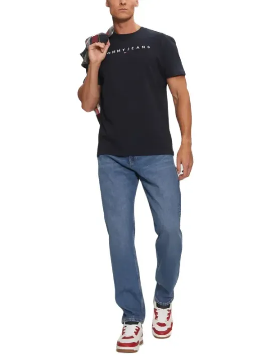 Tommy Hilfiger Jeans Herren T-Shirt Blau | online kaufen