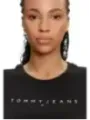 Tommy Hilfiger Jeans Damen T-Shirt Schwarz | online kaufen