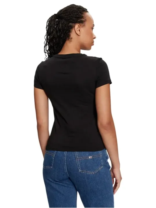 Tommy Hilfiger Jeans Damen T-Shirt Schwarz | online kaufen