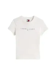 Tommy Hilfiger Jeans Damen T-Shirt Beige | online kaufen