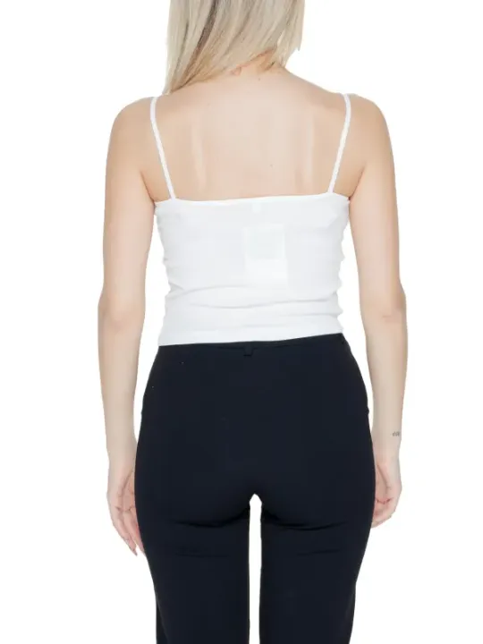 Hoch taillierte, blaue Skinny Jeans