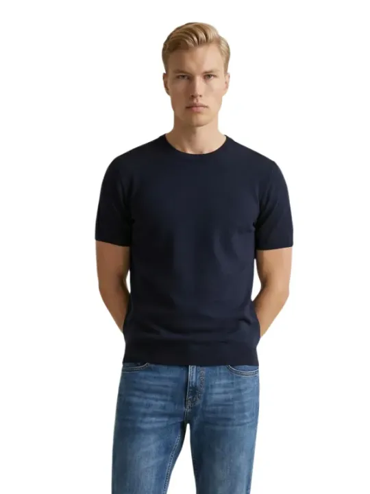 Yos Herren T-Shirt Blau | online kaufen