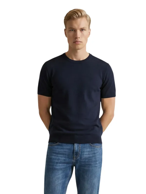 Yos Herren T-Shirt Blau | online kaufen