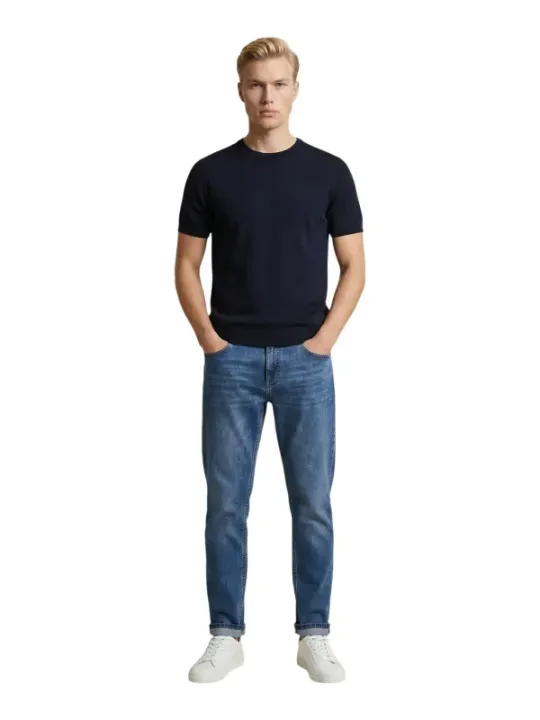 Yos Herren T-Shirt Blau | online kaufen