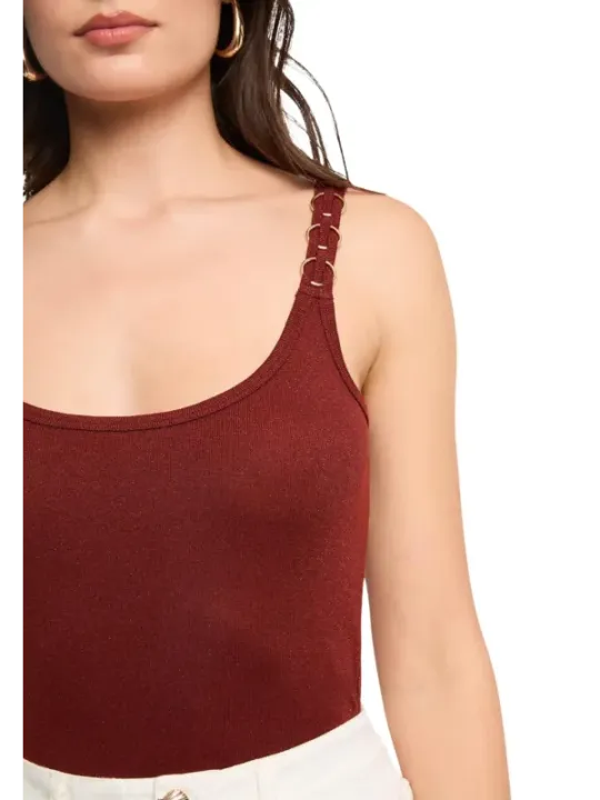 Morgan De Toi Damen Tank-Tops Braun | online kaufen