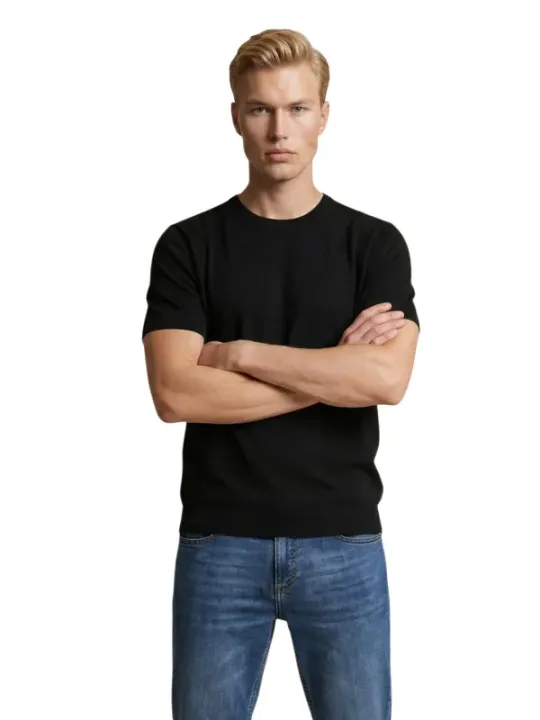 Yos Herren T-Shirt Schwarz | online kaufen