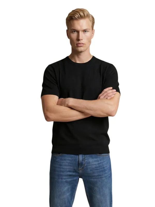 Yos Herren T-Shirt Schwarz | online kaufen