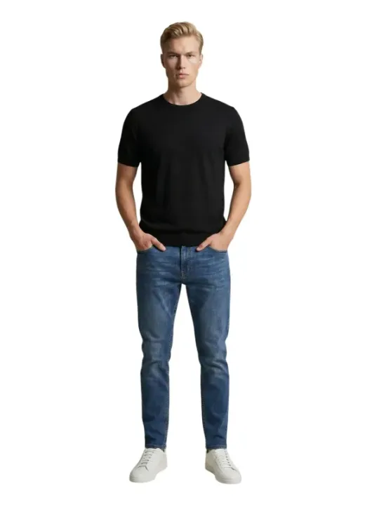 Yos Herren T-Shirt Schwarz | online kaufen