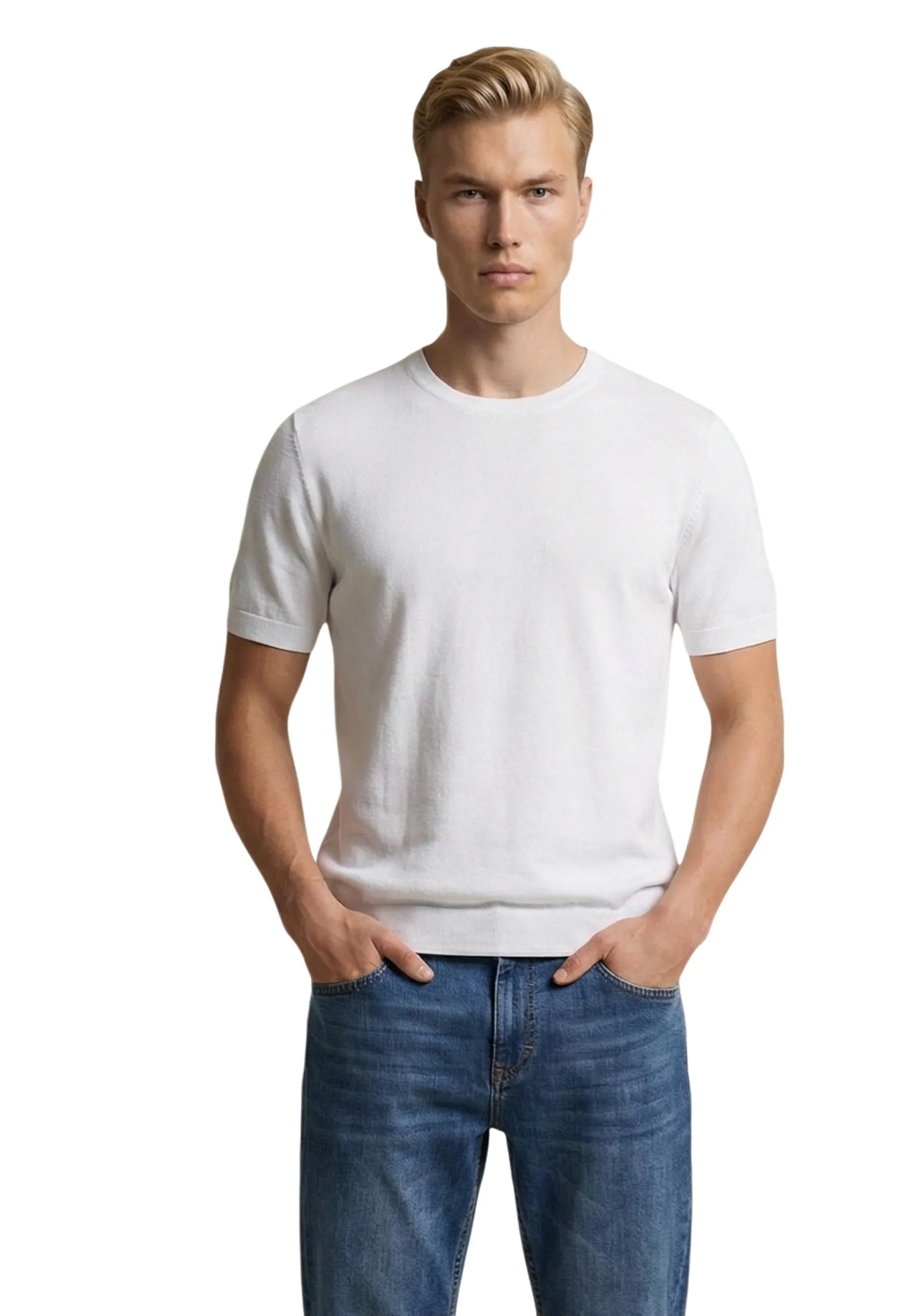 Yos Herren T-Shirt Weiß 517773