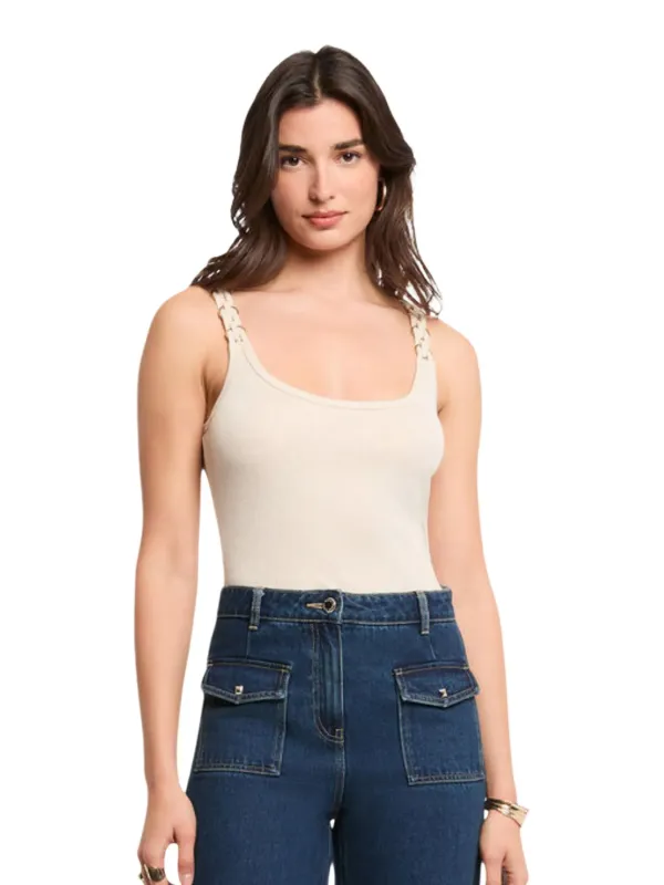 Morgan De Toi Damen Tank-Tops Beige | online kaufen