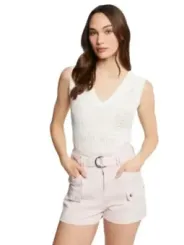 Morgan De Toi Damen Top Weiß | online kaufen