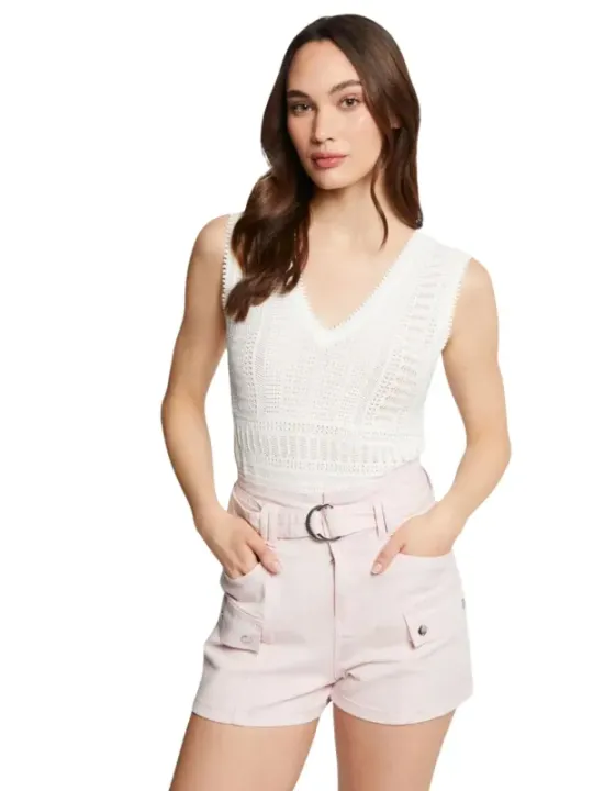 Morgan De Toi Damen Top Weiß | online kaufen