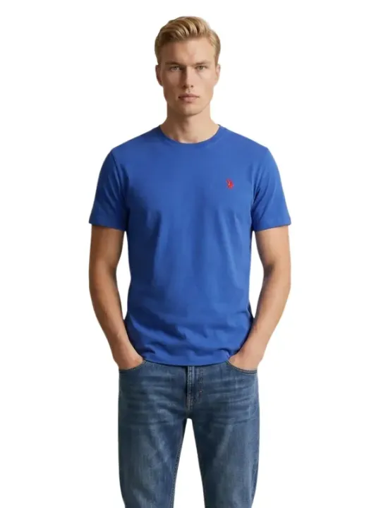 U.s. Polo Assn. Herren T-Shirt Azurblau | online kaufen