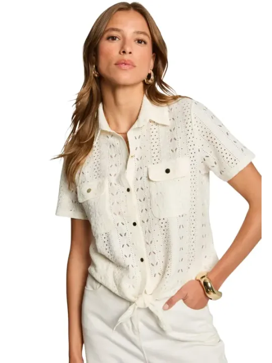 Morgan De Toi Damen Hemd Beige | online kaufen