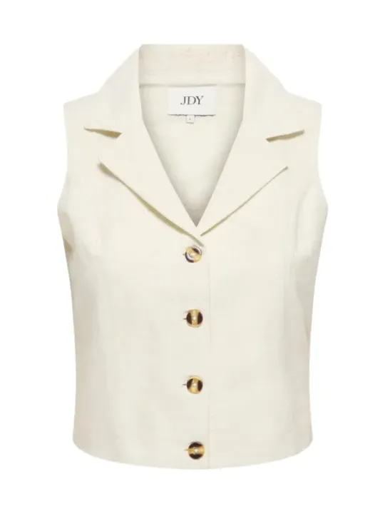 Jacqueline De Yong Damen Weste Beige | online kaufen